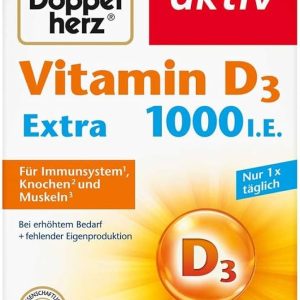 Doppelherz Vitamin D3 Extra 1000 I.E