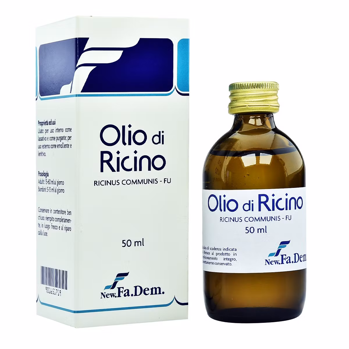 New.Fa.Dem. Olio Di Ricino (Castor Oil) - 50 Ml